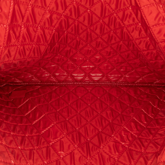 Pre-Loved Chanel Large Lambskin Boy Zip Pouch - Picture 5 of 9